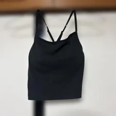 GU ジーユー　カップ付きキャミソール　キャミ　シャツ　黒