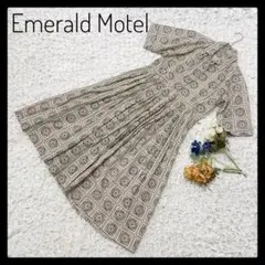 美品✨ Emerald Motel 西洋星座柄 Aラインワンピース 綿100%