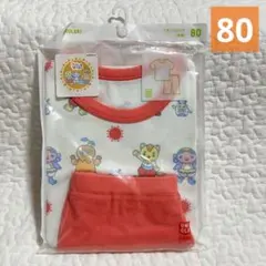 【新品未開封】ユニクロ　ドライパジャマ(半袖) ファンターネ 上下セット　80㎝のサムネイル