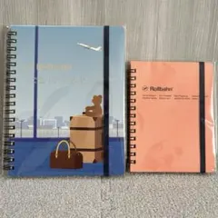 Rollbahn ポケット付きメモ　ペリープルC ライトピンクM各１冊