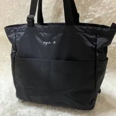 【美品】アニエスベー　ペアレンツバッグ　マザーズバッグ　リュック 2way