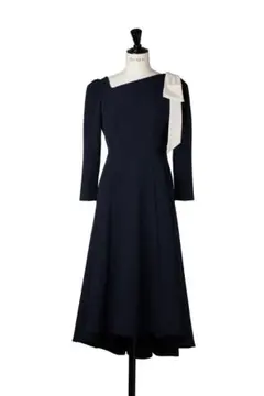 Fiorella Ribbon Dress navy/Mのサムネイル