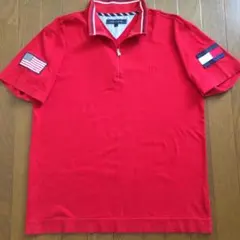 トミーヒルフィガー 半袖ポシャツ ☆ ポロシャツ☆L 美品