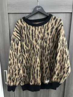 WACKO MARIA ヒョウ柄 ニット・セーター