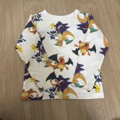 【ポケモン】長袖カットソー　120cm