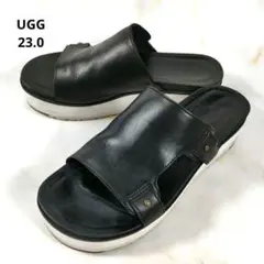 UGG サンダル 厚底 ブラック 23cmのサムネイル