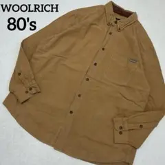 【希少】WOOLRICHキャメルブラウンBDシャツbackskinheater