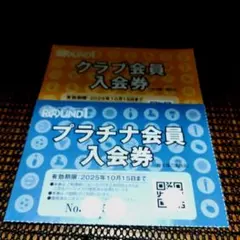 2025年最新】ラウンドワン 株主優待 プラチナの人気アイテム - メルカリ 