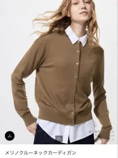 【UNIQLO】メリノウール100%カーディガン　2025AW