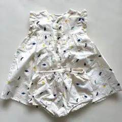 プチバトー　ワンピース&ブルマセット　67cm