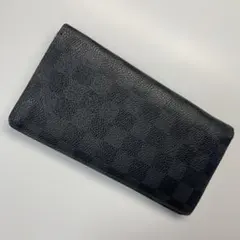 LOUIS VUITTON ルイヴィトン　 ダミエ 二つ折り長財布　 ブラック