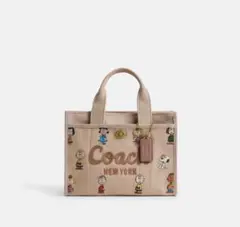 早い者勝ち❣️【COACH X PEANUTS】カーゴ トート バッグ 26