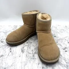 UGG アグ クラシック ミニ Ⅱ ムートンブーツ チェスナット 23cm ボア