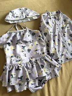 ブランシェス　水着　3点セット（帽子・ライフガード付き）