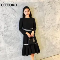 CELFORD 松田聖子さん着用 【38】チュールレースロングワンピース