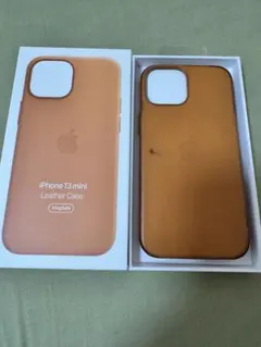iPhone 13 mini 純正レザーケース MagSafe対応