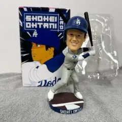 大谷翔平　ボブルヘッド グレー MLB 大谷翔平 ドジャース ボブルヘッド 【2024個限定】ワールド