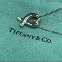 【美品】Tiffany&Co ティファニー ラビングハート ネックレス 925