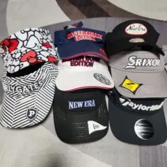 ゴルフバイザーセット 8点