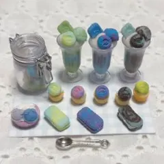 限定品♡ミニチュアカラフルスイーツセットNo.125