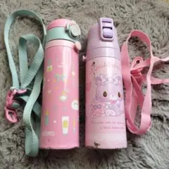 子ども用 魔法瓶2本セット ストラップ付きのサムネイル