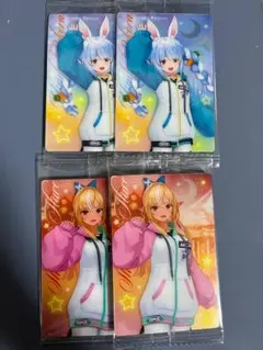 Vtuber キャラクターカード 4枚セット
