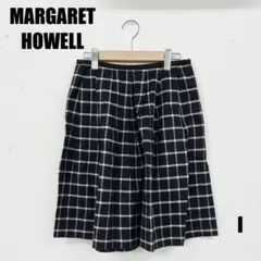 〇0068M〇 MARGARET HOWELL ひざ丈スカート 女性