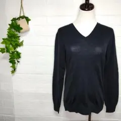 UNIQLO ユニクロエクストラファインメリノウール 紺 Sサイズ