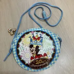 東京ディズニーランド 20周年記念ポーチ チケット入れ付き　ミッキー