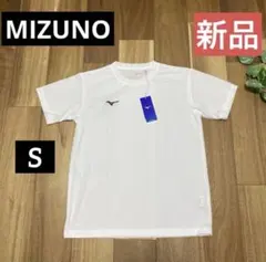 【新品】MIZUNO ナビドライTシャツ（半袖/丸首）ホワイト Sサイズのサムネイル