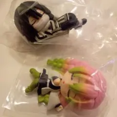 鬼滅の刃 ねむらせ隊3 伊黒小芭内 甘露寺蜜璃 2点 ガチャ