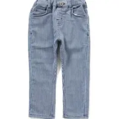新品 F.O.KIDS ヒッコリー ロングパンツ 100