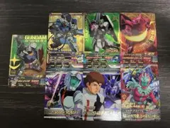 ガンダムトライエイジ　アムロ・レイ　シャア・アズナブル　7枚セット