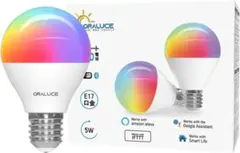 ORALUCE スマートLED電球 E17 5W RGB 調光調色のサムネイル