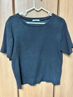 niko and... シャーリングボーダーTシャツ　Lサイズ