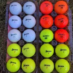 Srixon 他カラーロストゴルフボール 20個