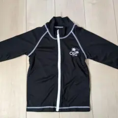 オーシャンパシフィック 黒 ラッシュガード ジップアップ