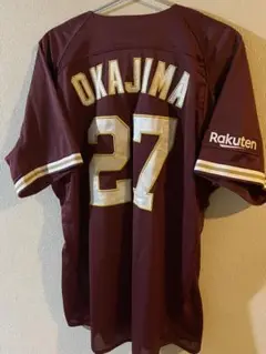 楽天イーグルス　岡島豪郎選手　ユニフォーム　ビジター