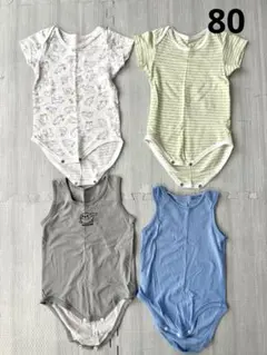 夏用 半袖 ロンパース 肌着 まとめ売り 80