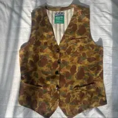 Scotch and Soda 迷彩 カモフラ ベスト ジレ ダックハンターカモ