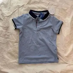 okaidi Goodid 水色ポロシャツ 116cm