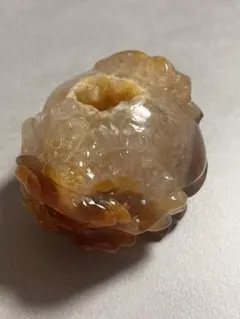 天然石　置物　オレンジルチル　ロングイ 天然石 オレンジルチル ロングイ 置物 ルース - メルカリ