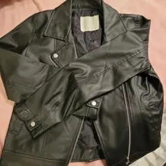 CECIL McBEE ブラックレザージャケット