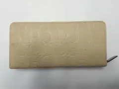 GOTCHA ウォレット 総柄エンボス ベージュ 長財布 / ロングウォレット