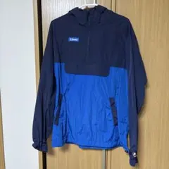 Lions ナイロンジャケット フード付き 青黒