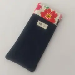 ハンドメイド バネ口 メガネケース/ペンケース