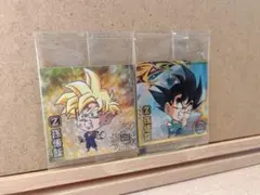 ドラゴンボールZ シール ウエハース　孫悟飯GR 孫悟空R 2枚セット