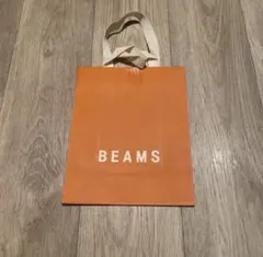 BEAMS ビームス　紙袋　ショップ袋　ショッパー　オレンジのサムネイル