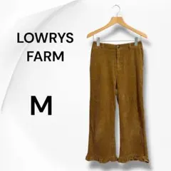 LOWRYSFARM ローリーズファーム サッカーコーデュロイフリル ブラウンM