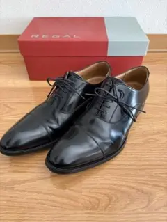 【美品】REGAL リーガル 811R ストレートチップ 25cm ブラック